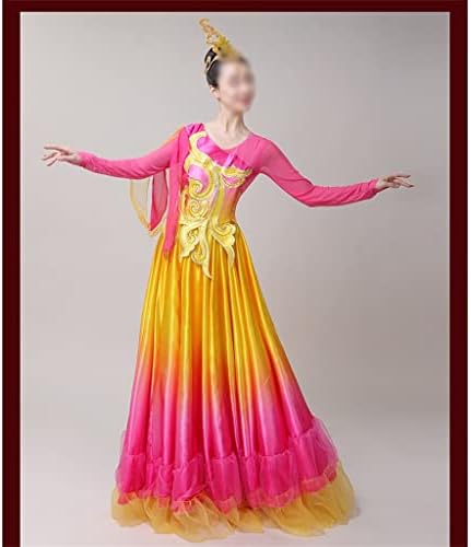 CCBUY Рокля за фламенко, костюм на Испански Тореадор за балните танци, Рокли за испанските танцьори, дрехи за изказвания, облекло за сцена