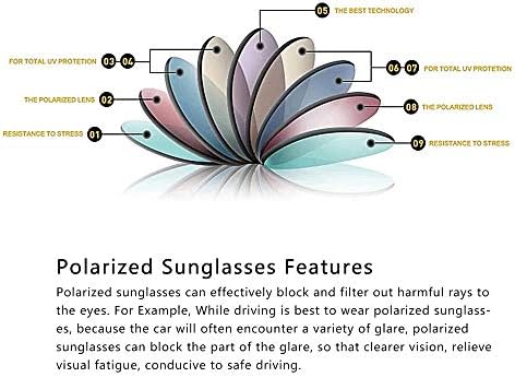 2020 Слънчеви Очила-Авиатори VentiVenti За Мъже С Поляризирани Лещи, Лека Пластмасова Дограма С Двоен Мост, UV-Защита За Шофиране,