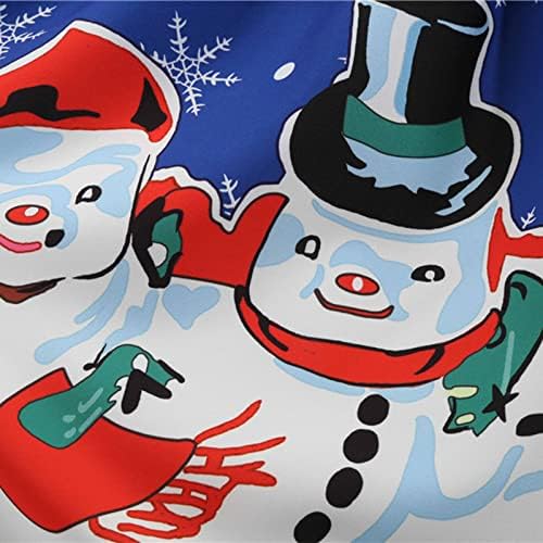 RbCulf един Коктейл Рокля-Люлка за Жени с Едно Рамо и Дълъг Ръкав, Коледна Празнична Рокля на 1950-те Години, Рок, Вечерна Рокля