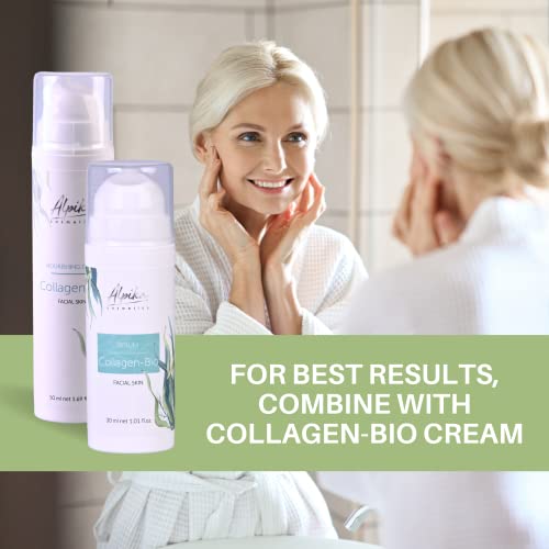 Alpika Nourishing Cream Collagen - БИО -Натурален крем за лице за суха кожа - Крем за лице против бръчки с 99% натурални съставки -