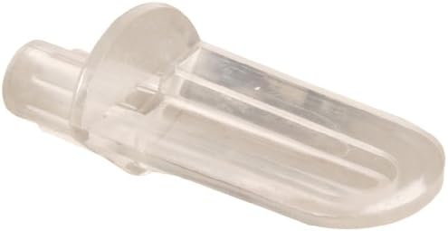 Силна страна на колче за рафтове Prime-Line U 9256, 1/4 инча, прозрачна пластмаса (12 броя в опаковка)