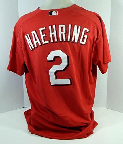 2003-06 Синсинати Редс Тим Нэринг 2 Използва в играта Червената Фланелка Ex ST BP 50 DP16585 - Използвал в играта тениски MLB