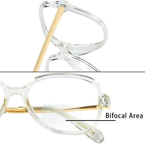 VisionGlobal Бифокални Очила за четене, Фотохромичните Тъмно-Сиви очила, Класически квадратни Очила в Ретро стил, Защита от ултравиолетови