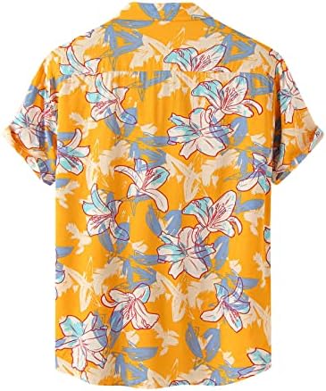 Xiloccer Мъжки Ризи рокли с Къс Ръкав, Къс Ръкав Копчета, най-Добрите Мъжки Хавайски Ризи за Мъже, Ризи с Къс Ръкав