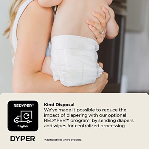 DYPER Коприна от детски пелени от Бамбук, Размер 4 | Естествени съставки | Алтернатива плат | Ден и нощ|, Изработени от материали на