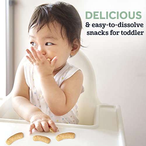 Детски органични закуски Gerber Lil Crunchies с бял Чеддером и броколи, 1,59 унция (опаковка от 6 броя)