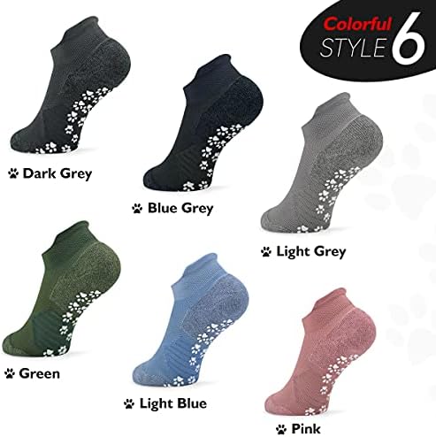 KitNSox 2 Опаковки Нескользящих Чорапи за Йога с превземането на Мъжете и жените, Нескользящие Меки Болнични Балетные Чорапи за Бременни,