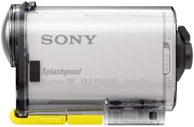Екшън видеокамера Sony HDR-AS100VR POV с дистанционно управление Live View (Бяла)
