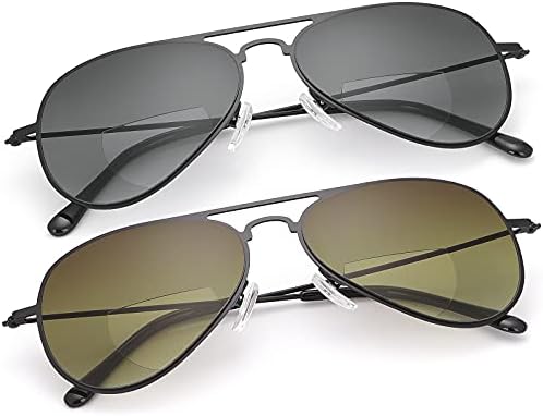 Vepiant 2 Двойки Бифокальных Очила За четене С UV400 защита от Слънчеви Очила За четене, Слънчеви Очила За Шофиране Нюанси