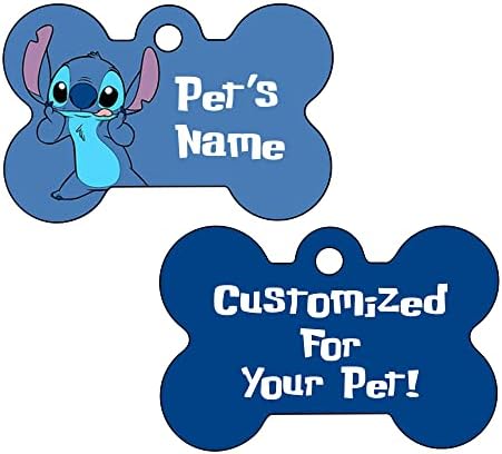 Двустранен идентификационни етикети за кучета и котки, които са персонализирани за Вашия домашен Любимец (зашити, под формата