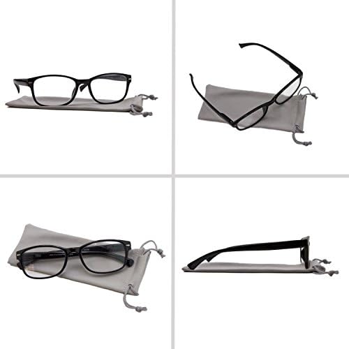 TruVision Readers Модни Очила за четене Muiti Pack Мъжки или Женски Удобна Кутия Панти F505