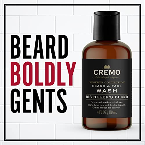 Крем за измиване на брадата и лицето Cremo Distiller's Blend (Резервно колекция), специално разработен за почистване на твърди