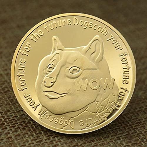 Любима Монета Възпоменателна Монета Shiba-Ин Монета Дожа Монета Позлатените Цвят Виртуална Монета Предизвикателство Монета Биткоин Са
