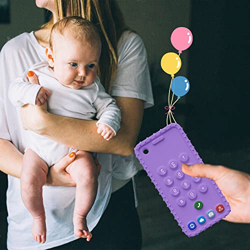Играчки-Прорезыватель за мобилен телефон за бебе, Силиконови Играчки За никнене на млечни зъби, Играчки за никнене на млечни зъби за