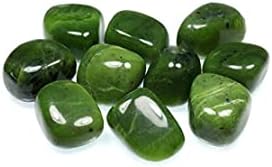 Pachamama Essentials Зелен Нефрит във Формата На Кувыркающегося Лечебен камък - Лечебен кристал 20-25 мм (5)