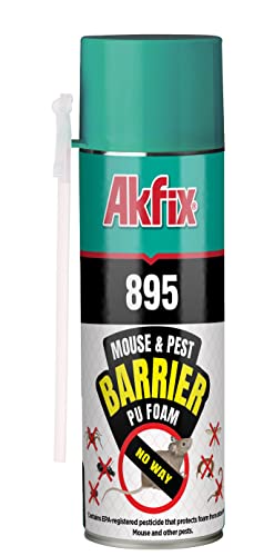 Akfix 895 Gap Filler Изолационен спрей-пяна - Блокирането на миши дупки, изолация от полиуретанова пяна спрей, Добавъчни на пукнатини в бетона