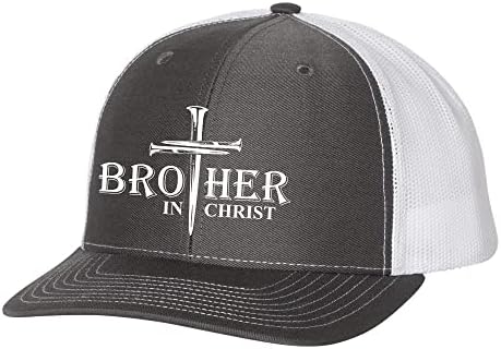 Кристиан Брат в Христа Кръстоносните Пирони Мъжки Бродирани Окото Задната част на Шапката си на шофьор на камион