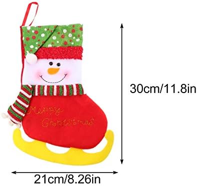 DOITOOL 1 бр. Подвесная Чанта за Отглеждане Дизайнерски Калъф (Снежен човек на ски) Коледен Декор