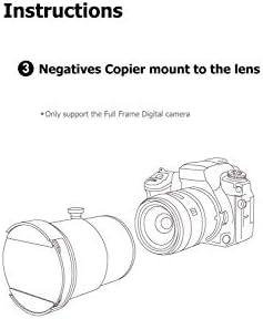 Адаптер за Дигитализиране на филм Camflix Пързалки 135 Средно Фокусно Разстояние 120 М Негативи на Копирна Машина за Sony