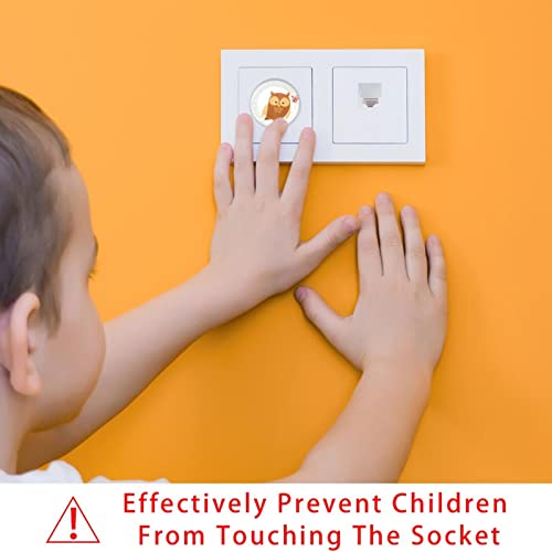 24 Опаковки на Защитени от деца Електрически Защитни Капачки За защита на децата От Контакти С Хубав Модел Сови