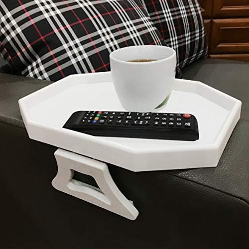 Холна маса с подлакътника на дивана NHD, държач за дистанционното управление за напитки и леки закуски (черен)