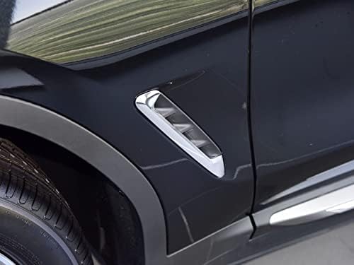 Kadore за suv на BMW X3 2018-2022 Хромирани странични крила на купето, отвори за вентилация, тампон върху капака, 2 броя