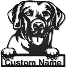 от Unbranded Персонализирани Метален Знак за кучета-Детективи, Подарък за Фен на домашни любимци, Знак за декор на Ферма, Метален