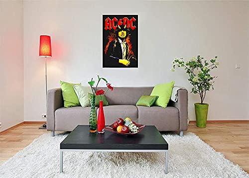 Studio B AC/DC Angus - Плакат на Blacklight, Без да се Трупат 24 x 36