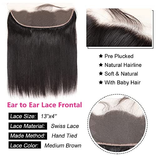 AliPearl Hair 13x4 Дантелени Предни Човешка Коса, за Жени, Бразилският Директен Лейси Закопчалката Отпред От ухо До ухо с Детски
