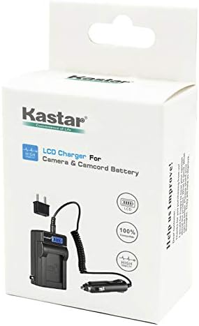 Зарядно устройство Kastar NP-FS11 LCD AC, съвместим с фотоапарати Sony DSC-F55, DSC-F55V, DSC-P1, DSC-P20, DSC-P30, DSC-P50