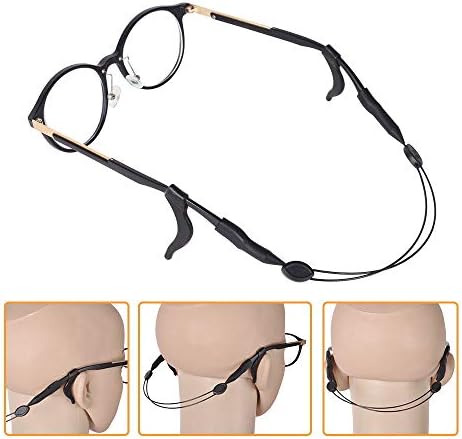 Регулируема каишка за очила eZAKKA - 3 серии по Ремъците, за очила, Универсален Фиксатор за точки на прочетеното, Спортен каишка