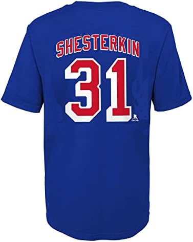 Тениска Игор Шестеркина Ню Йорк Рейнджърс №31 За деца 4-7 размери, с име и номер на играча