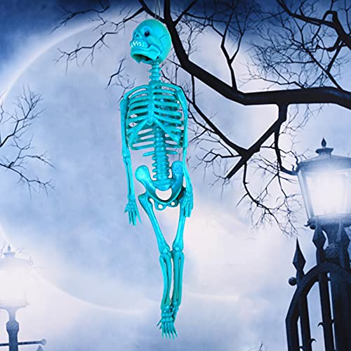 Хелоуин Страшен Скелет Модел Открит Вътрешен Двор И Градина На Дърво Висулка От Духове Къща Атмосфера На Терор Подпори Украса