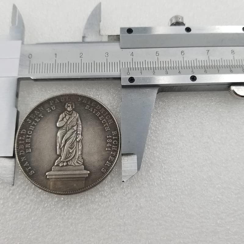 QINGFENG Старинни Занаяти 1841 Немска Сребърна Доларова Монета