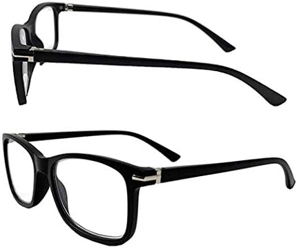 Най-разбираем очила за четене със заключващ се синя светлина (прозрачни, увеличаване на 2,25) Комплект очила за четене със