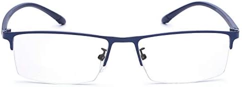 Очила за четене в полукадровой рамки Jcerk + 4,25 Здравина Модерен Бизнес Очила за четене без очила