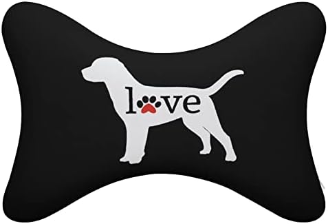 Лабрадор Любовта на Кучето си Лапа Автомобилната въздушна Възглавница За врата 2 БР Удобна Автоматична Възглавница За главата