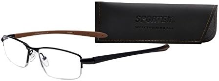 Очила SAV Eyewear Мъжки Sportex Ar4145 Сини Очила за четене без рамки, 30,8 мм + 1,5