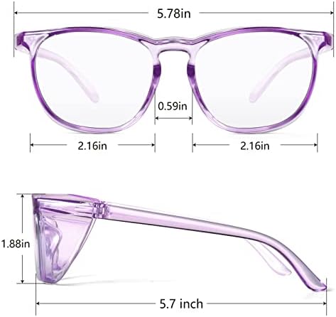 Защитни Очила PSI със защита от Замъгляване за Жени и Мъже, Сладки Лабораторни Стилни Защитни Очила за медицински Сестри, Предпазни