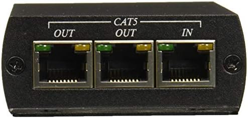 Универсален Кабел удължител CHE-330DC 1-in-3 Out HDMI CAT5, предавател и приемник Daisey-Верига с дължина до 100 метра