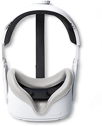 Калъф за лице на виртуална реалност и капак на обектива, Съвместими със слушалки Meta / Oculus Quest 2, Защитен от пот Силиконова Подплата