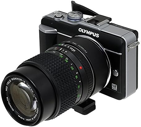 Адаптер за закрепване на обектива Fotodiox Pro, за закрепване на обективи Minolta SR (MD, MC) до беззеркальным камерите с затваряне на MFT