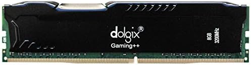 Настолна детска памет Dolgix Gaming++ 8 GB, 3200 Mhz DDR4 DRAM CL16 DZR8GD4-32 за настолни игри (черен)