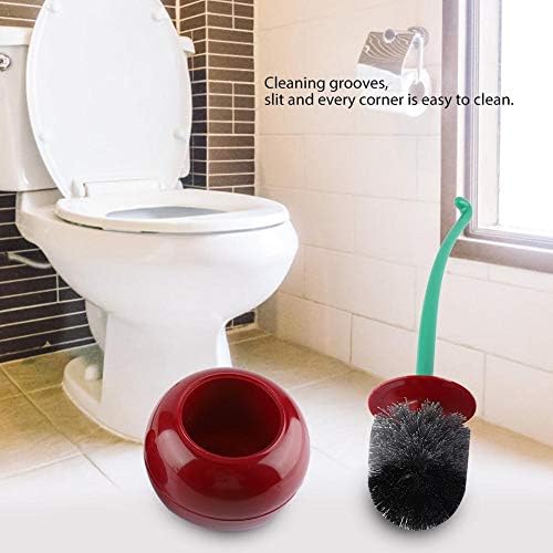 Набор от тоалетни четки и притежателите на тоалетната чиния, креативен инструмент за почистване на Баня във Формата на череши с Дълга