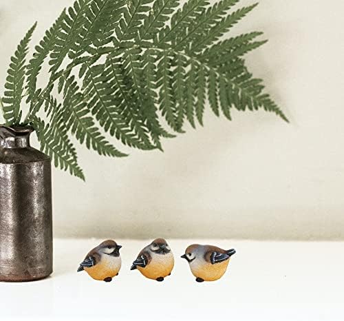 Комплект от фигури на птици The Bridge Collection Буци Chickadees от 3 теми