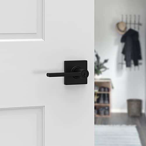 Лост входната врата Kwikset Casey с ключ SmartKey Security матово-черен цвят