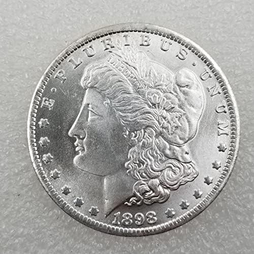 Оригинална Сребърна монета Light P Version Сребърен долар 28 години, САЩ Монета Морган Смесени Партия може да Звучи Монета Мур Монета Морган