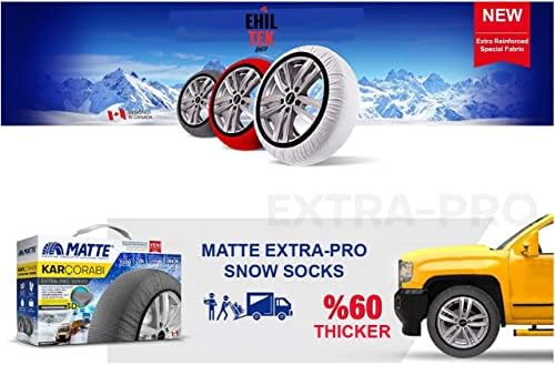 Зимни Чорапи за автомобилни гуми Премиум-клас с Текстилни Вериги за сняг Серия ExtraPro За Tesla (Големи)