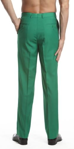 Concitor Мъжки Модел, Панталони, Панталони С плоска предната част на Панталоните Однотонного ИЗУМРУДЕНО ЗЕЛЕН Цвят