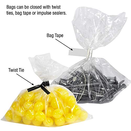 СКОРОСТНА САЩ BPB884 Плоски найлонови торбички, 3 mils, 15 x 18, прозрачно фолио (опаковка от 500 броя)